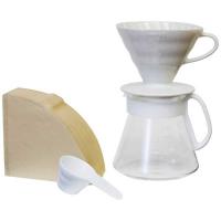 ハリオ　V60セラミックドリッパーセット02(サーバー容量 600ml)　XVDD-3012W | コジマYahoo!店