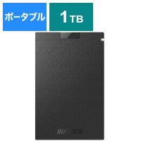 BUFFALO　抗ウイルス・抗菌ポータブルSSD USB3.2(Gen1) TypeA ブラック [1TB /ポータブル型]　SSD-PGVB1.0U3-B | コジマYahoo!店