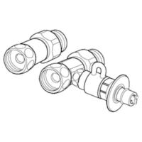 パナソニック　Panasonic　食器洗い乾燥機用 分岐水栓　CB‐S268A6 | コジマYahoo!店