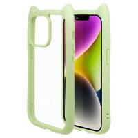 ラスタバナナ　iPhone 14 6.1インチ/iPhone13 猫耳ケース mimi GLASS RGR　7060IP261HB | コジマYahoo!店