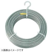 トラスコ中山　ステンレスワイヤロープ φ5mm×10m　CWS5S10 | コジマYahoo!店