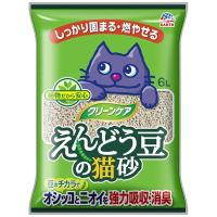 アースペット　クリーンケア えんどう豆の猫砂 6L　 | コジマYahoo!店