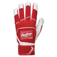 ローリングス(Rawlings) 野球 大人用 両手用 パッチロゴ バッティンググローブ 天然皮革 WH22BG スカーレット サイズ USA L | MahanA Yahoo!ショップ