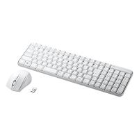 サンワサプライ マウス付きワイヤレスキーボード ホワイト SKB-WL25SETW | MahanA Yahoo!ショップ