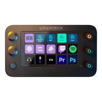 Loupedeck Live S ? 日々のPC作業や配信、コンテンツ制作を効率化するカスタムコントローラ。LEDタッチスクリーンボタンと物理ダイヤル | MahanA Yahoo!ショップ