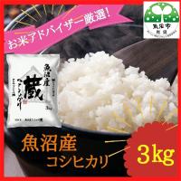 ふるさと納税 魚沼市 【令和5年産】『お米アドバイザー厳選!』魚沼産コシヒカリ　精米　3kg | さとふる