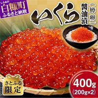 ふるさと納税 白糠町 【さとふる限定】 鱒いくら醤油漬け 400g(200g×2) 小分けパック