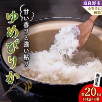 ふるさと納税 富良野市 北海道富良野産 ゆめぴりか 無洗米 20kg | さとふる