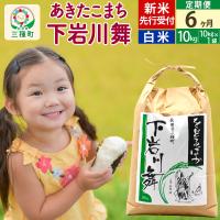 ふるさと納税 三種町 新米先行受付《6ヶ月定期便》【白米】あきたこまち 10kg 令和6年産|05_sik-011006 | さとふる