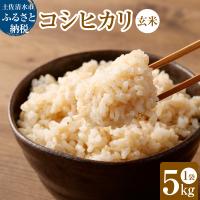 ふるさと納税 土佐清水市 令和6年産新米 コシヒカリ玄米5kg(1袋)【先行受付/令和6年8月発送予定】【R00102】 | さとふる