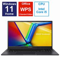 ノートパソコン Vivobook 15X インディーブラック K3504ZA-BQ064W ［15.6型 /Windows11 Home /intel Core i5 /メモリ：16GB /SSD：512GB /WPS Office /日本語… | ソフマップ Yahoo!店