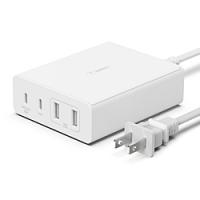BELKIN USB-C+A 4ポート 108W GaN急速充電器  ホワイト WCH010DQWHJP ［4ポート /USB Power Delivery対応 /GaN(窒化ガリウム) 採用］ | ソフマップ Yahoo!店
