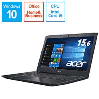 Acer(エイサー) Aspire E 15 15.6型ノートパソコン Core i5 メモリ4GB HDD500GB Office付き Windows10 ブラック E5-576-F54D/KF (E5576F54DKF) [振込不可] 