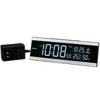 SEIKO 交流式デジタル電波目ざまし時計（カラーLED表示）　DL306S 銀色ヘアライン | ソフマップ Yahoo!店