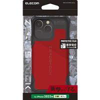 ELECOM(エレコム) iPhone 15 Pro（6.1インチ） ハイブリッドケース ZEROSHOCK レッド   PM-A23CZERORD | ソフマップ Yahoo!店