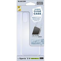 Xperia 5 V （ SO-53D / SOG12 ） ケース ハイブリッド カバー 耐衝撃 薄型 カメラ周り保護 ワイヤレス充電可 ショルダーストラップホール付  クリア PM-X233… | ソフマップ Yahoo!店