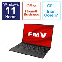 ノートパソコン FMV LIFEBOOK UH90/H1 ピクトブラック FMVU90H1B ［14.0型 /Windows11 Home /intel Core i7 /メモリ：16GB /SSD：512GB /Office HomeandBusin… | ソフマップ Yahoo!店