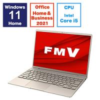 ノートパソコン FMV LIFEBOOK CH75/H3 ベージュゴールド FMVC75H3G ［13.3型 /Windows11 Home /intel Core i5 /メモリ：16GB /SSD：512GB /Office HomeandBus… | ソフマップ Yahoo!店