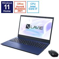 ノートパソコン LAVIE N15シリーズ(N1585/EAL) ネイビーブルー PCN1585EAL ［15.6型 /Windows11 Home /intel Core i7 /メモリ：16GB /SSD：512GB /Office Hom… | ソフマップ Yahoo!店