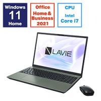ノートパソコン LAVIE N16(N1670/HAE) オリーブグリーン PC-N1670HAE ［16.0型 /Windows11 Home /intel Core i7 /メモリ：16GB /SSD：256GB /Office HomeandB… | ソフマップ Yahoo!店