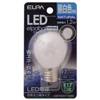 ELPA LED電球 「S形ミニ球形」（昼白色・口金E17）　LDA1N-G-E17-G450 | ソフマップ Yahoo!店