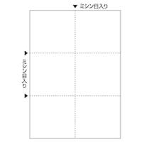 ヒサゴ 〔各種プリンタ〕FSC（R）認証 マルチプリンタ帳票 白紙 0.08mm [A4 /100枚 /6面]  FSC2078 | ソフマップ Yahoo!店