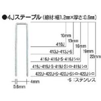 マックス タッカ用ステープル　肩幅4mm　長さ13mm　5000本入り　413J | ソフマップ Yahoo!店