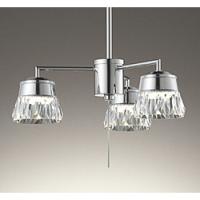 オーデリック カットガラス調スタイリッシュモダンシャンデリア/プルスイッチタイプ   SH7023LD ［電球色］ | ソフマップ Yahoo!店