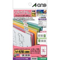 エーワン 29320 （はがきサイズのプリンタラベル/インデックスラベル（大） 9面/フォト光沢紙（白無地）/12シート（108片）入り） | ソフマップ Yahoo!店