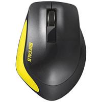 BUFFALO(バッファロー) BSMBW300MYE（3ボタン・イエロー）  ワイヤレスBlueLEDマウス［2.4GHz USB・Mac／Win］　BSMBW300Mシリーズ 静音 | ソフマップ Yahoo!店