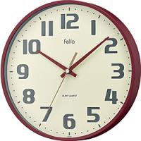 ノア精密 掛け時計 「チュロス」 FEW182R-Z（レッド） 【正規品】 | ソフマップ Yahoo!店