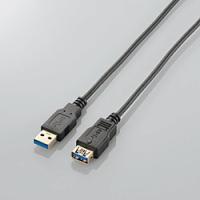 ELECOM(エレコム) USB3-EX10BK　極細USB3.0延長ケーブル(A-A) [USB3.0(A - A)] (1.0m/ブラック) [EU RoHS指令準拠] | ソフマップ Yahoo!店