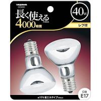 ヤザワ レフ電球 （40W／口金E17／2個入）　BKR17362P 【ビックカメラグループオリジナル】 | ソフマップ Yahoo!店