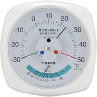 佐藤計量器製作所 佐藤　ミニマックス1型最高最低温度計（湿度計付き）　（7308−00） 7308-00 | ソフマップ Yahoo!店