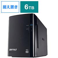 BUFFALO(バッファロー) HD-WL6TU3/R1J  [6TB /据え置き型] (ミラーリング機能搭載 USB3.0用外付ハードディスク 6TB/2ドライブ) 【864】 [振込不可] | ソフマップ Yahoo!店
