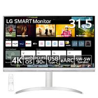 LG(エルジー) USB-C接続 PCモニター SMART Monitor ホワイト/ホワイトスタンド 32SQ730S-H ［31.5型 /4K(3840×2160） /ワイド］ | ソフマップ Yahoo!店
