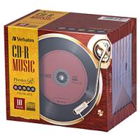 VERBATIMJAPAN 音楽用CD-R Phono-R　フォノアール  AR80FHX10V6 ［10枚 /700MB］ | ソフマップ Yahoo!店