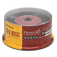 VERBATIMJAPAN 音楽用CD-R Phono-R　フォノアール  AR80FHX30SV6 ［30枚 /700MB］ 【864】 | ソフマップ Yahoo!店