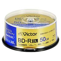 VERBATIMJAPAN 録画用BD-R DL Victor（ビクター）  VBR260RP30SJ7 ［30枚 /50GB /インクジェットプリンター対応］ | ソフマップ Yahoo!店