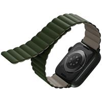 KENZAN REVIX REVERSIBLE MAGNETIC STRAP Apple Watch 45/44/42mm UNIQ（ユニーク） PINE（GREEN/TAUPE） UNIQ-45MM-REVGRNTPE | ソフマップ Yahoo!店