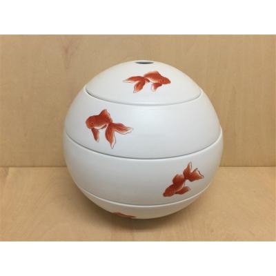 球形重箱 球重(赤桜丸文)有田焼 球形重箱 球重(赤桜丸文)有田焼 球形重箱 球重(赤桜丸文)有田焼