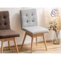 東谷 ダイニングチェア グレー W45×D56×H84×SH46 NOC-31GY イス 回転式 座面回転 ファブリック シンプル メーカー直送 送料無料 | chou chou.