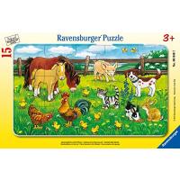 Ravensburger ラベンスバーガー 農場の動物たち(15ピース) | 土佐丸