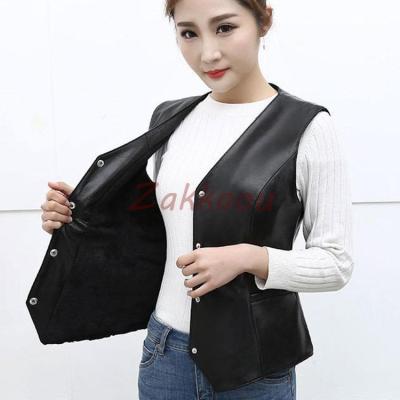 本革レザーベスト（レディースファッション） | ファッション の