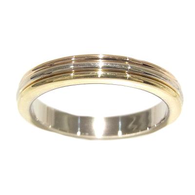 【磨き済】カルティエ トリニティ リング 53 12号 6486 磨き済】カルティエ トリニティ リング 53 12号 6486