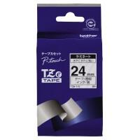 ブラザー ピータッチ用ＴＺｅテープカセット　透明に黒文字２４ミリ幅 (TZE-151) | 八木株式会社ヤフーショッピング店