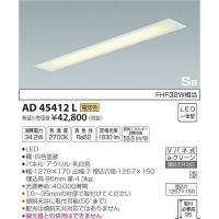 AD45412L コイズミ 埋込シーリングライト LED（電球色） | 和風・和室 柳生照明