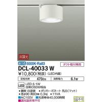 DCL-40033W ダイコー レール用シーリングライト LED（昼白色） | 和風・和室 柳生照明