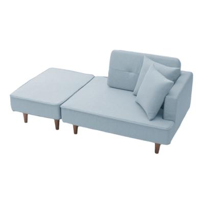 YAMADA ヤマダ 布張り左カウチソファベッド YCS150008GY グレー ヤマダオリジナル カウチソファ 「YCS150008N BR」 幅215cm 布