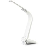 アイリスオーヤマ LDL-QLDL-KW LEDデスクライト Qi充電シリーズ ホワイト／シルバー